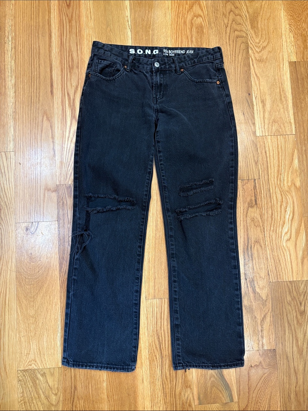 SONG 90s Boyfriend Jean, Size 7/28